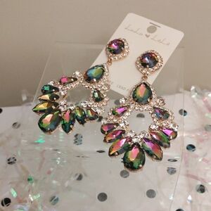 Multicolor Crystal Earrings
